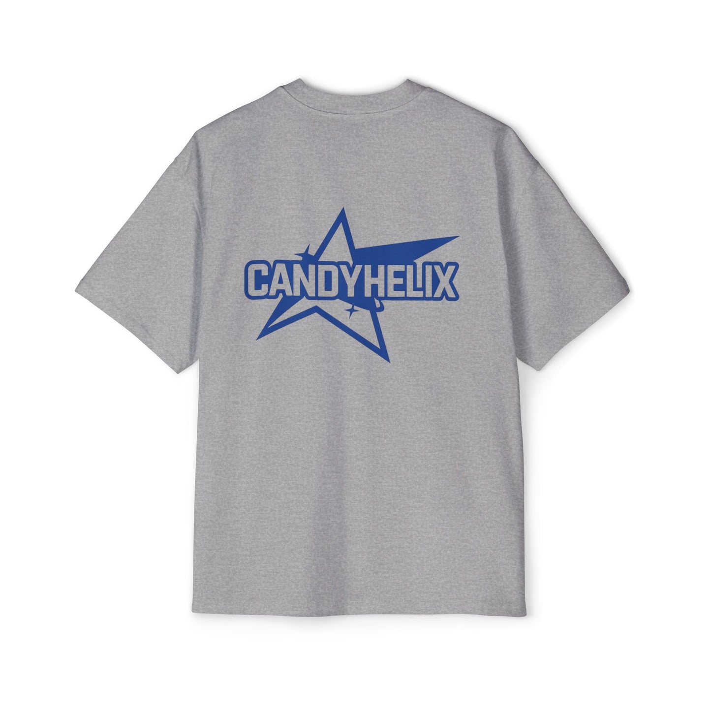 Candy Helix Brand Men's Heavy Oversized Tee, Casual Streetwear, Graphic Tee for Men, Gift for Him, Summer Fashion, Trendy Top