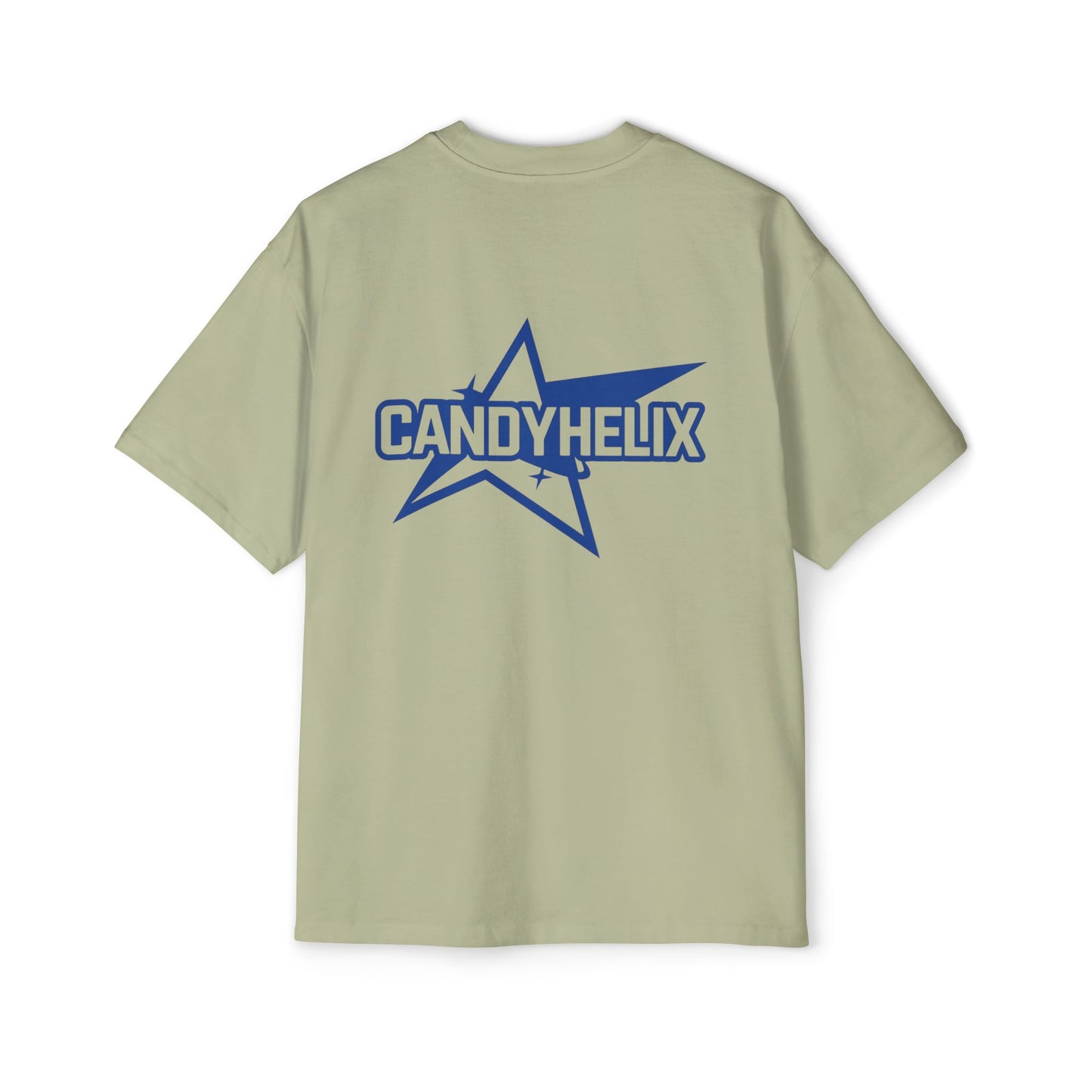 Candy Helix Brand Men's Heavy Oversized Tee, Casual Streetwear, Graphic Tee for Men, Gift for Him, Summer Fashion, Trendy Top