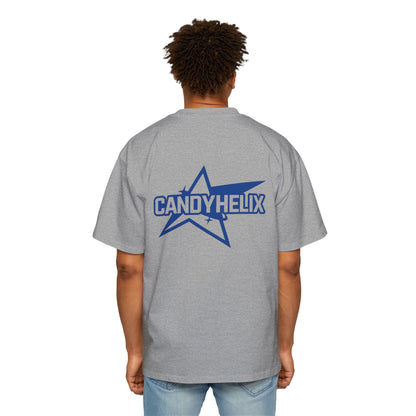 Candy Helix Brand Men's Heavy Oversized Tee, Casual Streetwear, Graphic Tee for Men, Gift for Him, Summer Fashion, Trendy Top
